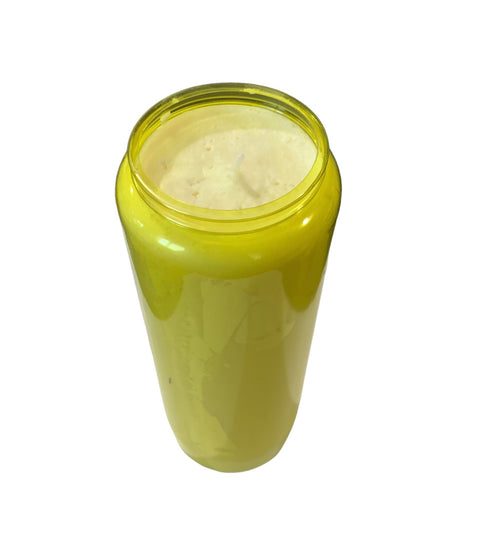 Bougie de neuvaine Jaune