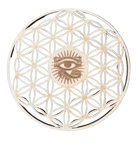 Fleur de vie et oeil d'Horus
