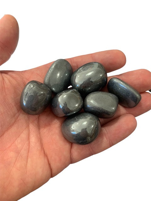Hématite pierres polies