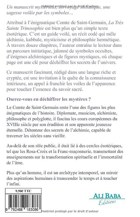 La Très Sainte Trinosophie – Manuscrit Énigmatique du Comte de Saint-Germain