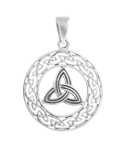 Pendentif Triquetra en Argent massif