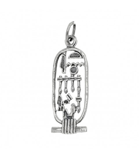 Pendentif Cartouche Égyptien en Argent massif