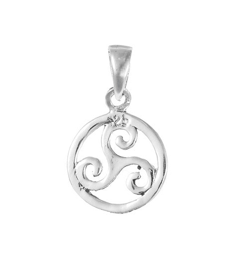 Pendentif Triskel en Argent massif