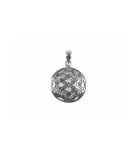 Pendentif Fleur de Vie en Argent massif